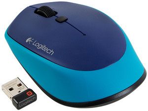 Mouse Logitech m335 Óptico Inalámbrico, USB.