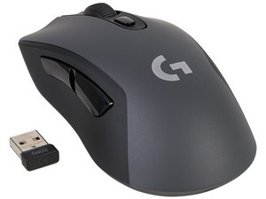Mouse Gamer inalámbrico Logitech G603, hasta 12,000 dpi, 6 botones. Color Gris.