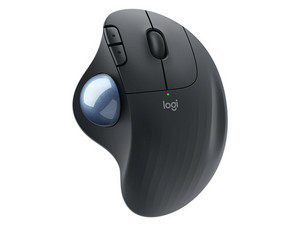 Mouse óptico inalámbrico Trackball Logitech MX ERGO M575, Inalámbrico. Color Negro.