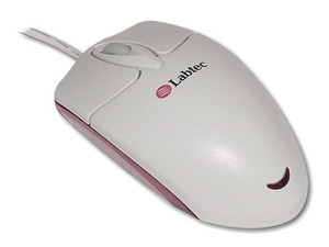 Mouse Logitech-Labtec, 2 Botones y Scroll. PS/2. Luminoso