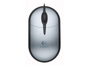 Mouse Logitech Notebook Óptico Plus, Color Plateado, USB