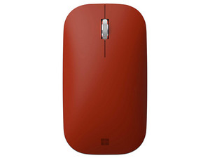 Mouse Óptico Inalámbrico Microsoft Mobile, Bluetooth. Color Rojo.