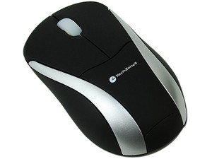 Mini Mouse TechZone Óptico Inalámbrico, USB. Color Negro