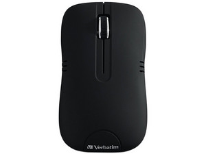 Mouse óptico inalámbrico Verbatim de hasta 1200 dpi, USB. Color Negro.