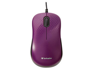 Mouse Óptico Verbatim VB70235, USB. Color Morado.