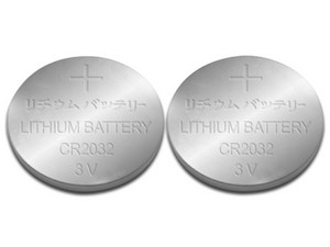 Paquete de Baterías Brobotix CR2032, 2 piezas.
