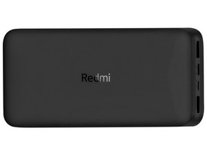 Batería Portátil recargable Xiaomi Redmi Powerbank de 20,000 mAh, 18W, Color Negro.