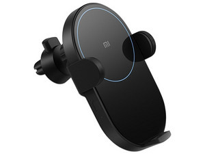 Cargador inalámbrico para Coche Xiaomi Mi 20W, Carga rápida, 20W, 5VCC. Color Negro.