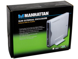 Gabinete Externo Slim para unidades CDs y DVD IDE de Laptop