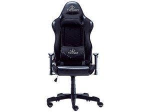 Silla Gamer Yeyian Cadira 1150, inclinación ajustable, Soporte Lumbar. Color Negro