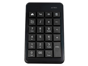 Teclado Num Rico Acteck Inspire Ti Bluetooth Usb Color Negro