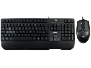 Teclado y Mouse Logitech Gaming Combo G100s, Color Negro, USB.