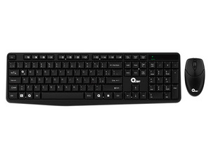 Kit de Teclado y Mouse Qian QKX-20603, USB. Color Negro.