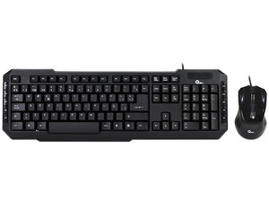 Kit de teclado y mouse Qian QTA1701, USB, Color Negro.