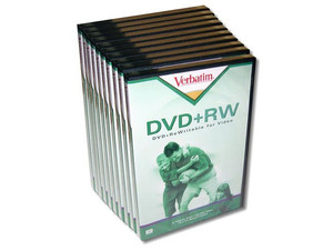 DVD+RW Verbatim DataLife Plus de 4.7GB/2.4X (Paquete con 10 piezas)