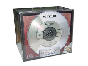 Paquete de 10 CD-R Verbatim Digital Vinyl METAL, 700MB/80 minutos, 5