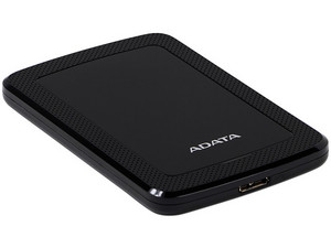Disco Duro Portátil ADATA HV300 de 1TB, USB 3.1. Color Negro.