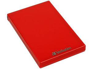 Disco Duro Portable Verbatim ACCLAIM de 320GB, USB 2.0. Color Rojo