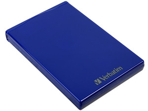 Disco Duro Portable Verbatim ACCLAIM de 500GB, USB 2.0. Color Azul