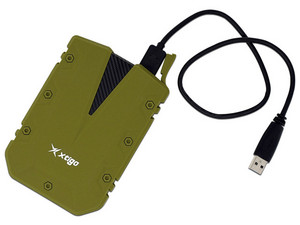 Disco Duro Portátil Xtigo XH30-1TB-GR de 1TB a prueba de polvo, agua y golpes, USB 3.0. Color Verde.