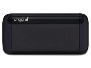Unidad de Estado Sólido Portátil Crucial X8  de 500GB, USB 3.1. Color Negro.