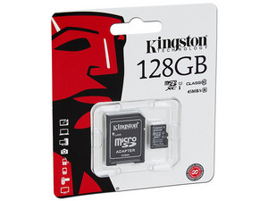 Карта памяти kingston microsdxc 128 гб