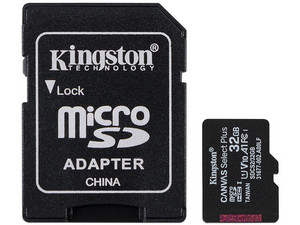 Карта памяти microsdhc uhs i u1 kingston canvas select plus 32 гб