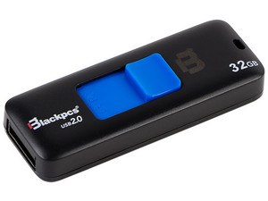 Unidad Flash USB 2 0 Blackpcs MU2101 De 32 GB Color Azul Pcel