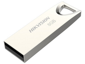 Unidad Flash USB 2.0 Hikvision M200 de 8GB. Color Plateado.