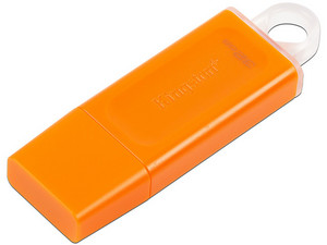 Unidad Flash USB 3.2 Kingston DataTraveler Exodia de 32 GB. Color Naranja.