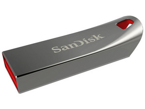 Unidad Flash USB 2.0 SanDisk Cruzer Force de 64GB.