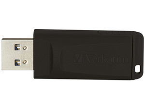Unidad Flash USB 2.0 Verbatim Slider de 32GB. Color Negro.