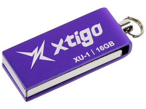 Unidad Flash USB 2.0 Xtigo XU1-16G-PU de 16GB. Color Morado.
