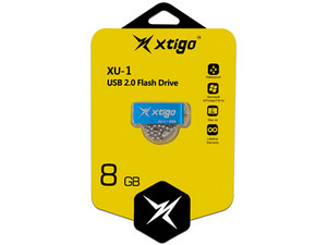 Unidad Flash USB 2.0 Xtigo XU1-8GB-BL de 8GB. Color Azul.
