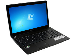 Laptop eMachines E442-V253:
Procesador AMD V140 (2.30 GHz),
Memoria de 2GB DDR3, Disco Duro de 250GB,
Video ATI Mobility Radeon HD 4250,
Pantalla de 15.6