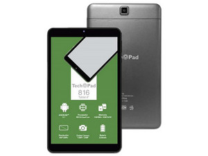 Tablet TechPad 816:
Procesador Quad Core (1.30 GHz),
Memoria RAM de 1GB, Almacenamiento de 16GB,
Pantalla Multi-Touch de 8