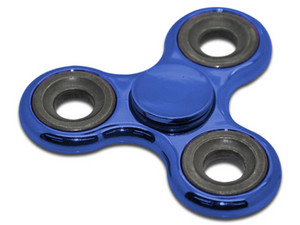 Fidget Spinner Brobotix. Color Azul Metalico.