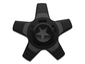 Fidget Spinner Brobotix. Color Negro, diseño Escudo Capitán América.