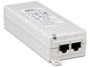 AXIS T8134 Midspan 60W Per Sistemi Di Sicurezza - Alimentatore PoE Per Telecamere AXIS T98A-VE, Colore Bianco
