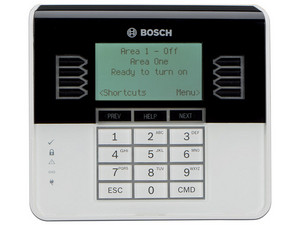 Teclado alfanumérico BOSCH B930 para paneles de alarma.