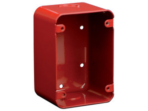 Caja de montaje Bosch de estación manual direccionable profunda. Color Rojo.