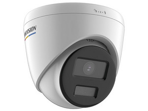 Cámara de Vigilancia IP Tipo Domo Hikvision DS-2CD1347G0-L(C) de 4MP (2560 x 1140), Lente 2.8 mm, IR Hasta 30 m, Color Blanco.