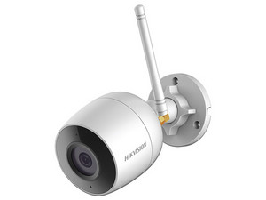 Cámara IP de vigilancia tipo Bullet Hikvision DS-2CD2023G0D-IW2 de 2MP, IR hasta 30m, Wi-Fi.