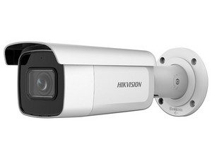 Cámara de Vigilancia IP Tipo Bala Hikvision DS-2CD2663G2-IZS de 4MP (2688 x 1520), Lente 2.8 a 12 mm, IR Hasta 60 m, Color Blanco.