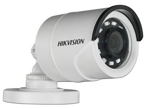 Cámara de vigilancia Hikvision 2CE16D0T Tipo Bala, 2MP, Para Exterior, IP66, 1080p, Metal