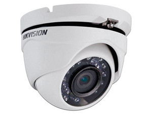 Cámara de vigilancia tipo domo HikVision DS-2CE56C0T-IRMF de 1MP con tecnología Luz IR hasta 20m.