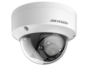 Cámara Tipo Domo de Vigilancia Hikvision 2CE57U1T de alta definición 8.29MP, IR de hasta 30m, IP67.