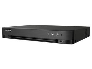 DVR Pentahíbrido Hikvision IDS-7204HQHI-M1/S(C) de 4 Canales  y 2 adicionales IP, hasta 4MP, 1 Puerto SATA para Disco Duro de hasta 10TB (No incluido).
