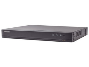 DVR HIKVISION IDS-7208HUHI-M1/S/A(C), 16 Canales, 1 Puerto SATA para Disco Duro de hasta 10TB (no incluido), HDMI, VGA.