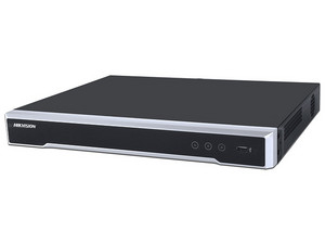 NVR Hilook de 16 canales,  adminte HDMI de 1 canal, VGA de 1 canal, HMDI hasta 4 K (3840 x 2160), 8MP.